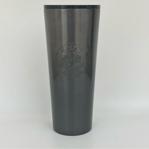 2019 Starbucks Coffee 24oz Stainless Steel Cold Cup/Tumbler - Black/Sparkle